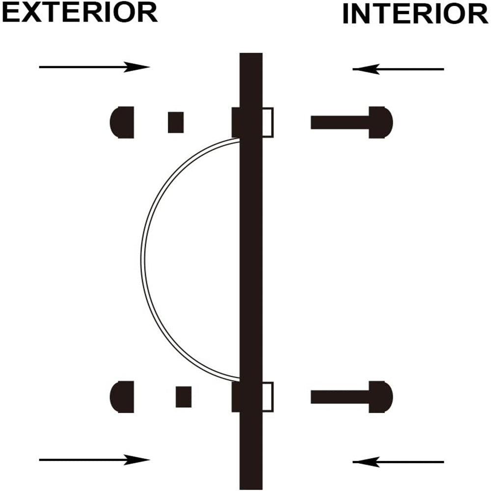 Dedicated Fence Window Transparent Semicircular Acrylic Fence Pet Cat Door - Xmaker