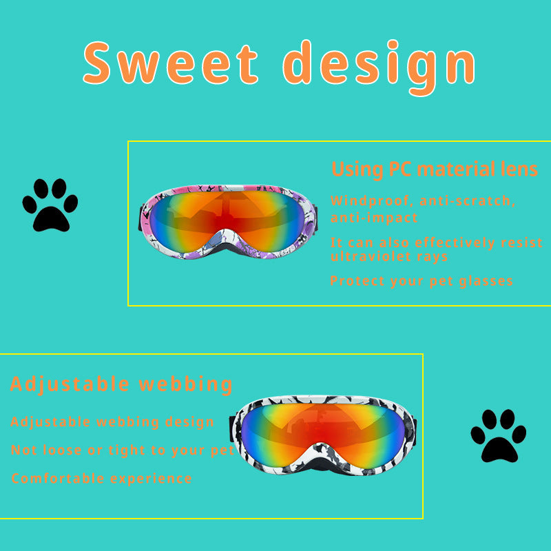 Cat Windproof Glasses Outdoor Pet Cool Sunglasses - Xmaker