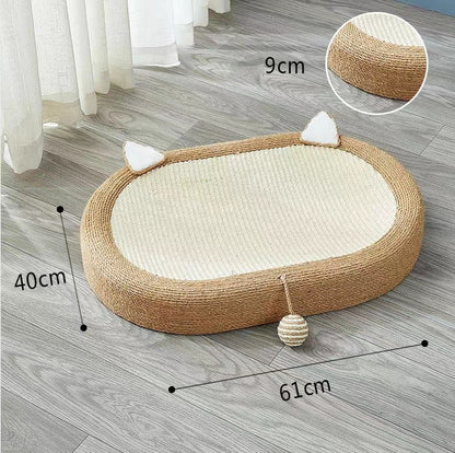 Cat Scratch Board Nest Handmade Oversized Sisal Thickened - Xmaker