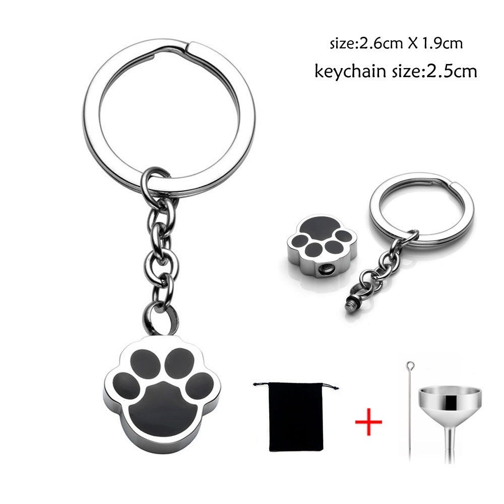 Dog Paw Can Open Urn Pendant - Xmaker