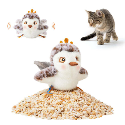 Interactive Cat Plush Toys For Indoor Cats Automatic Flapping Bird Cat Toy USB Rechargeable Electronic Pet Enrichment Toys - Xmaker