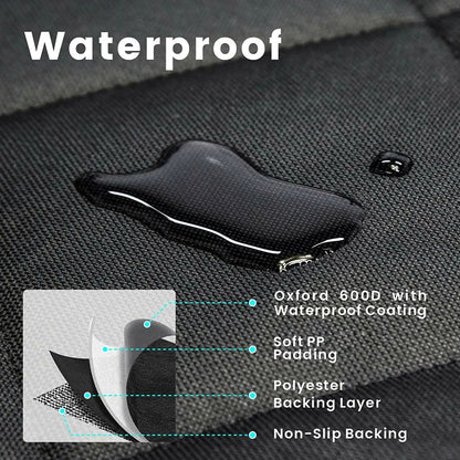 Seat Cover Rear Back Car Pet Dog Travel Waterproof Bench Protector - Xmaker