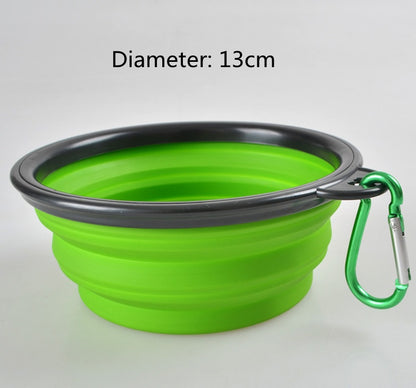 Folded Silicone Pet Dog Bowl - Xmaker