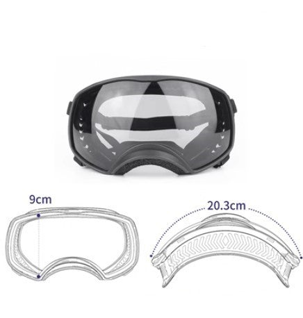 Pet Glasses Large Dog Full Package Eye Protection Windproof Rain And Snow - Xmaker