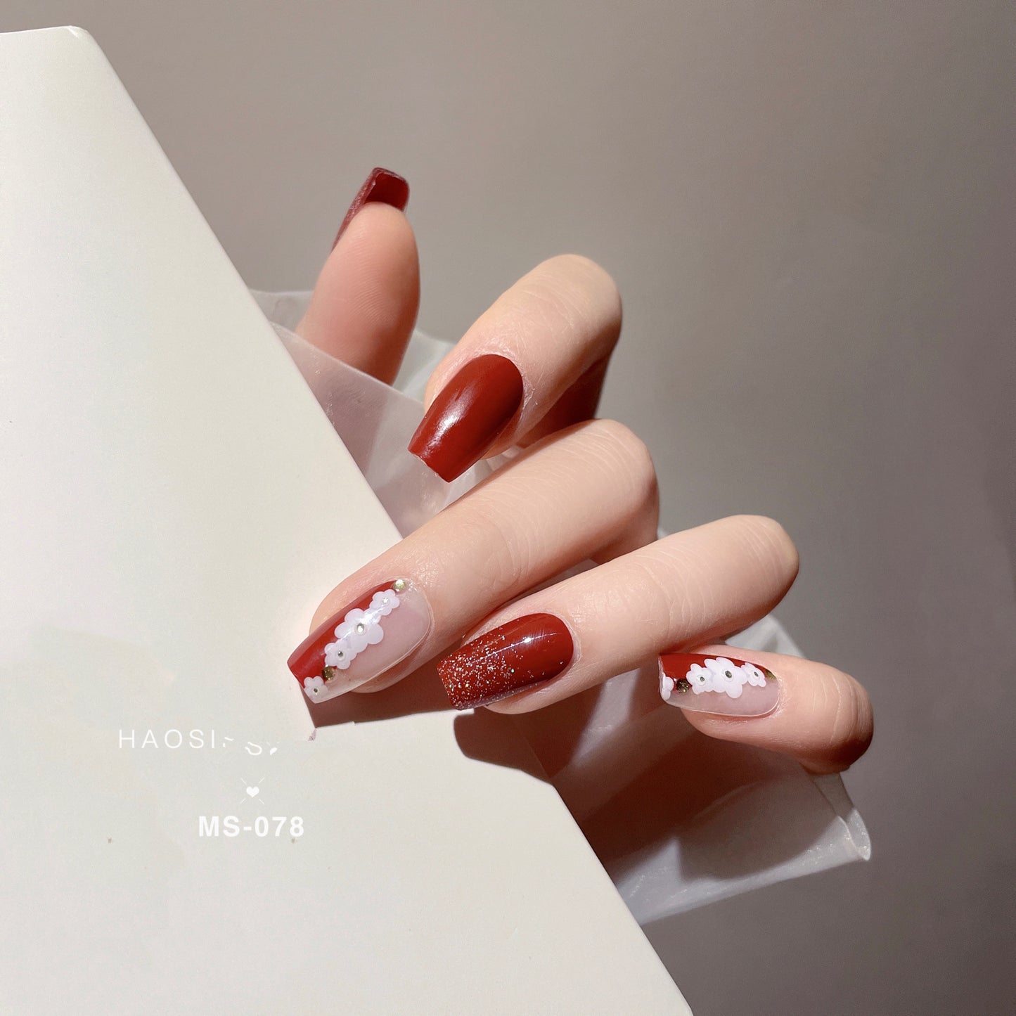 Lasting Semi-cured Gel Nail Sticker  Lamp Gel Nail Wraps No Bake