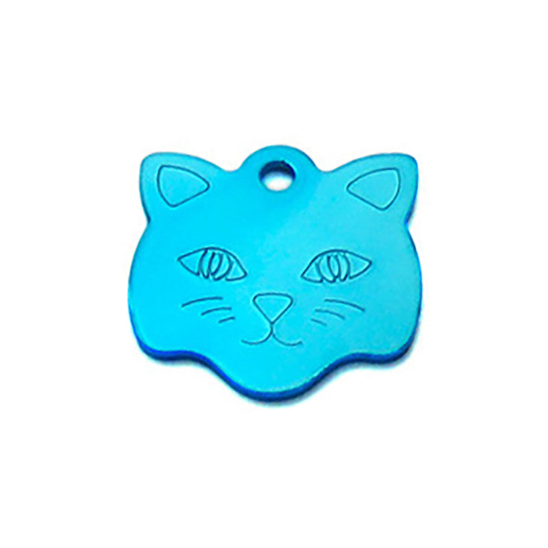 Cat head alumina pet tag - Xmaker