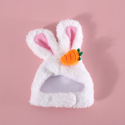 Plush Cartoon Cat Dog Rabbit Ears Cute Easter Decoration Hat Head Cover - Xmaker