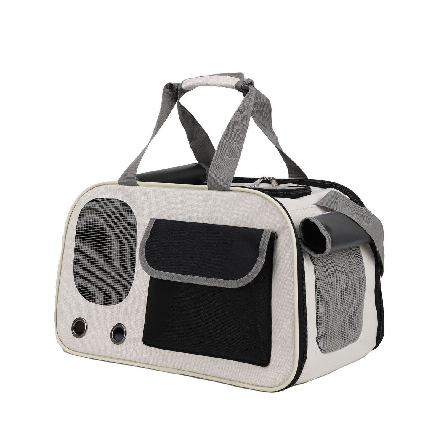 Cat Bag Portable Crossbody Shoulder Pet Travel Breathable Large Capacity Cat Diaper Bag - Xmaker