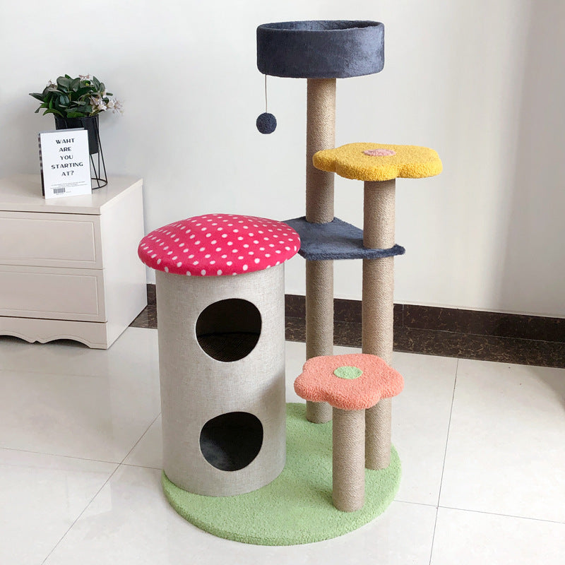 Cat Tower  Cat Scratch Board Wear-resistant Cat Climbing Tree - Xmaker