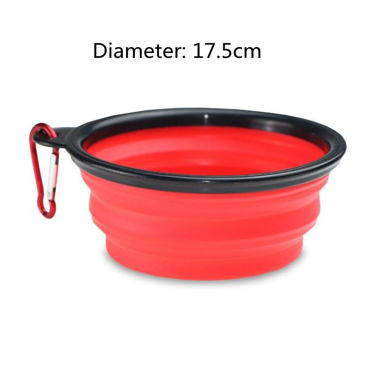 Folded Silicone Pet Dog Bowl - Xmaker