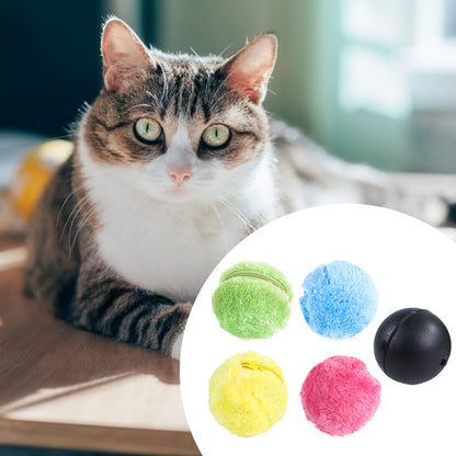 Magic Roller Ball Activation Automatic Ball Pets Interactive Funny Chew Plush Electric Rolling Ball Pet Dog Cat Toy - Xmaker