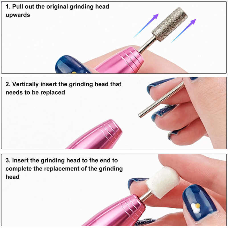 Nail Machine Manicure Tool Nail Remover Set