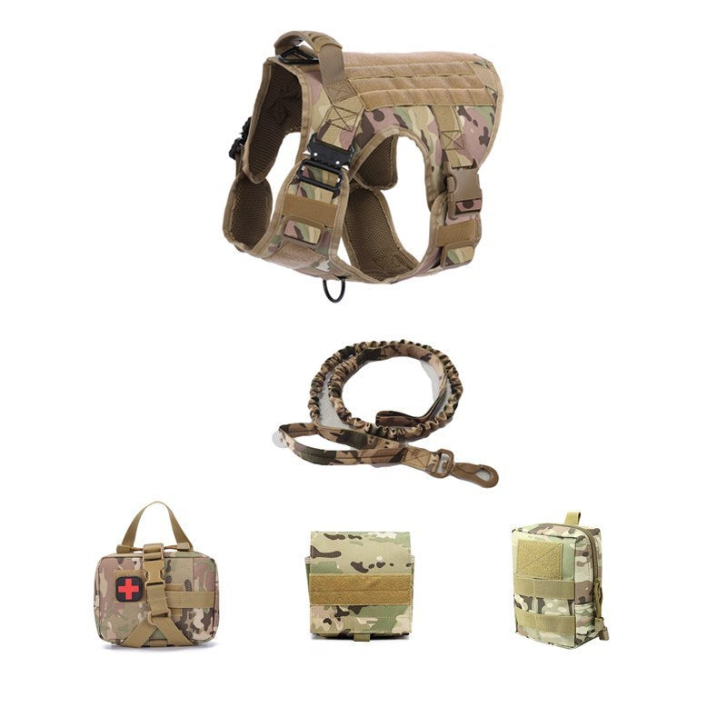 Tactical Dog Clothes Quick Disassembly Dog Vest Outdoor Pet Training Clothes - Xmaker