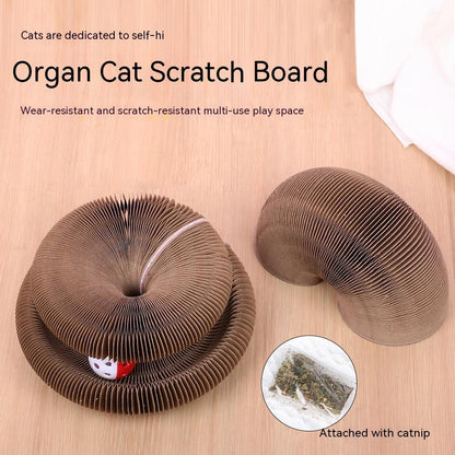 Magnetic Organ Changeable Corrugated Paper Cat Scratch Board - Xmaker