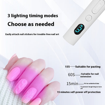 Portable Electric Manicure Nail Piercing Device