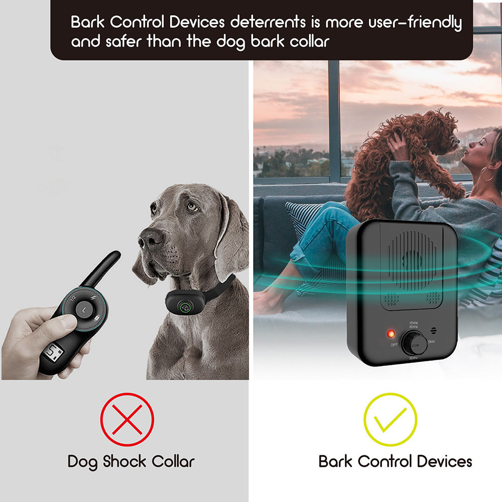 Pets Dog Anti Barking Device Pet Dog Ultrasonic Anti Barking Collars Repeller Outdoor Dogs Stop No Bark Control Training Device Supplies - Xmaker