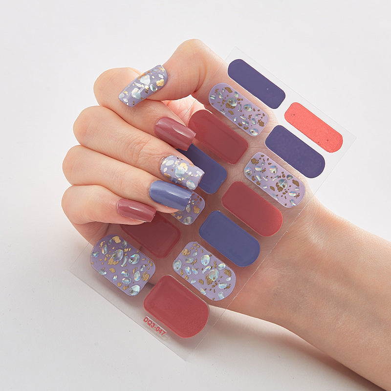 Laser Nail Polish Film Nail Stickers - Xmaker