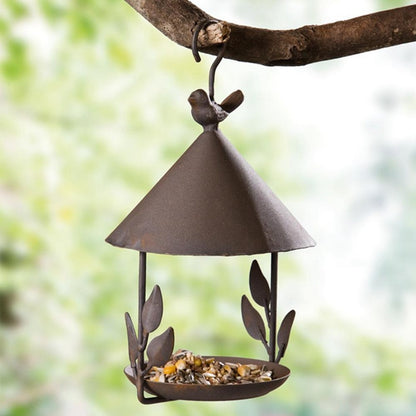 American made old wrought iron bird feeder - Xmaker