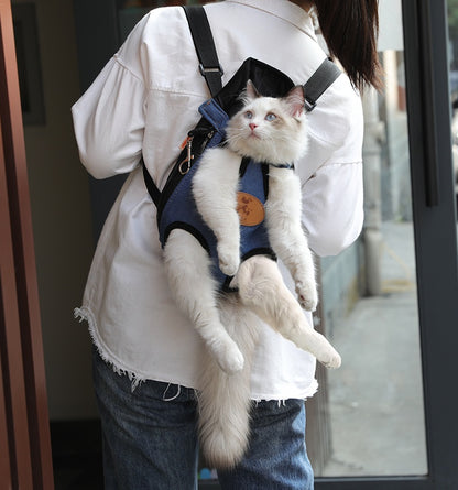 Portable cat backpack for spring outing - Xmaker