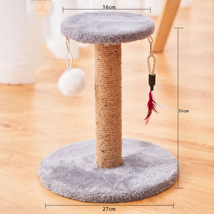 Cat Scratcher Sisal Vertical Durable Non-dandruff Anti-scratch Toy Cat Supplies - Xmaker