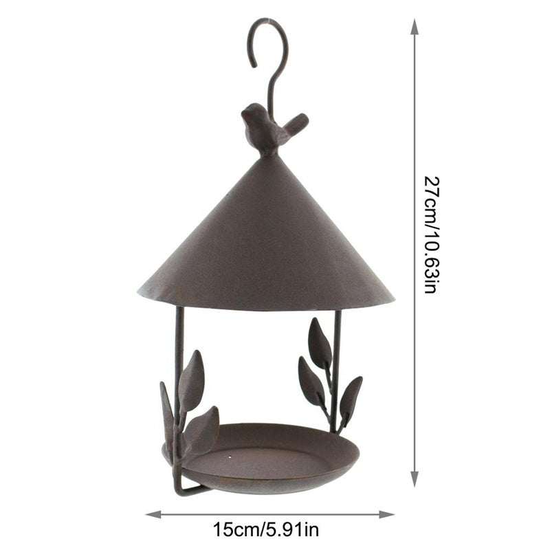 American made old wrought iron bird feeder - Xmaker