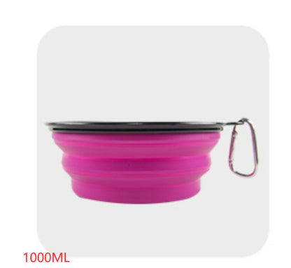 Folded Silicone Pet Dog Bowl - Xmaker