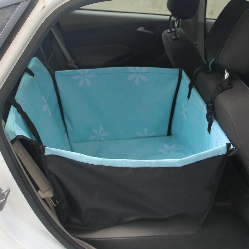 Rear Printed Double Layer Waterproof Pet Car Mat Pet Cat Dog Protection Pet Hanging Basket - Xmaker