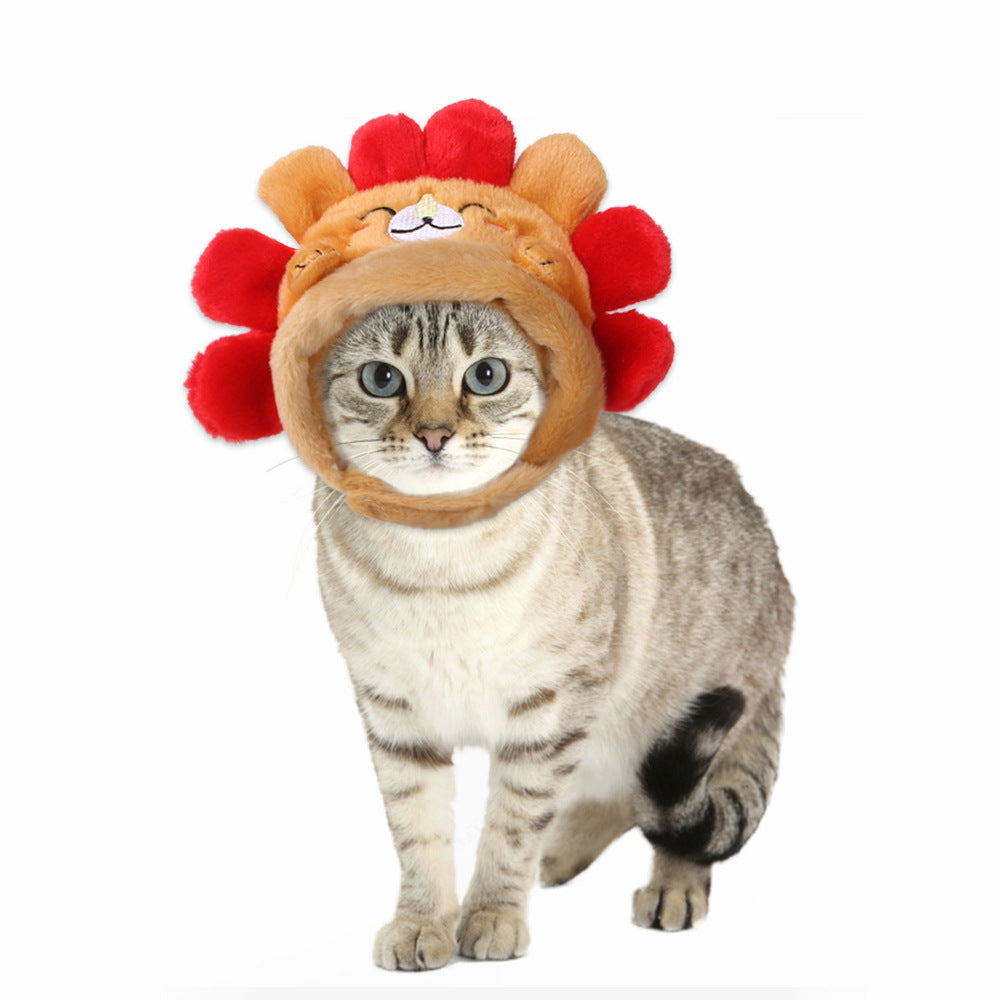 Funny Pet Dog Cat  Costume Warm Hat Photo Props Headwear - Xmaker