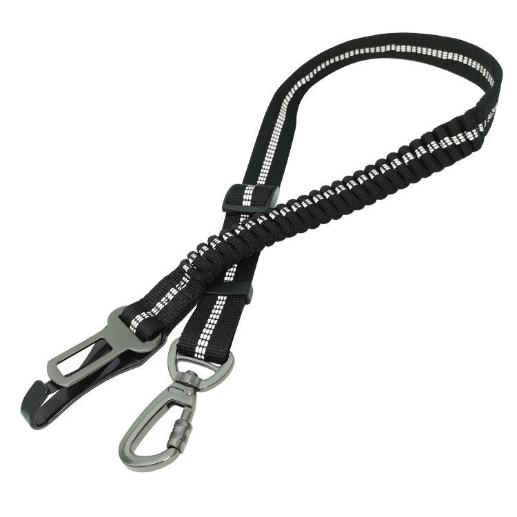 Pet Supplies Dog Reflective Buffer Retractable Car Seat Belt - Xmaker