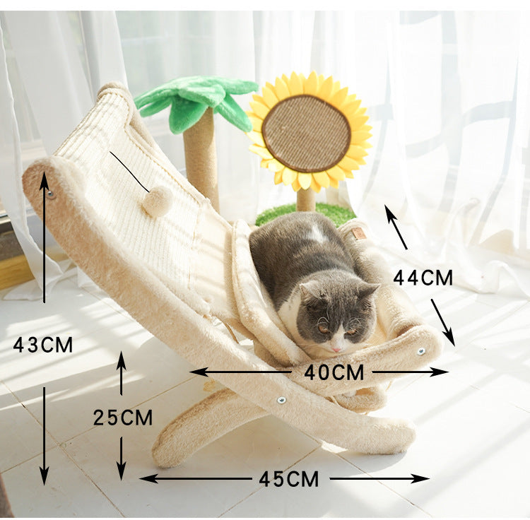 Pet Cat Sofa Bed Sunbathing Chair - Xmaker