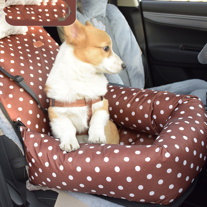 Car Kennel Pet Travel Car Seat Small And Medium-sized Dog Kennel Cushion Pets Supplies - Xmaker