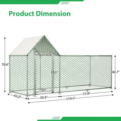 Poultry Habitat Cage With Lid For Chicken Coop - Xmaker