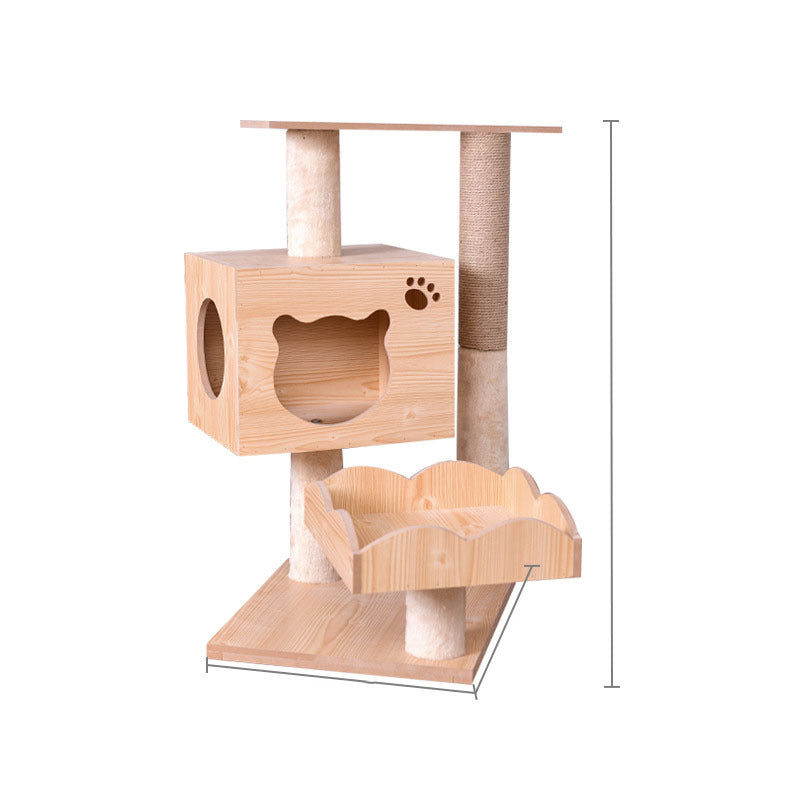 Cat Crawl Nest Scratching Board Tree Supplies Pet Toy Space Capsule - Xmaker