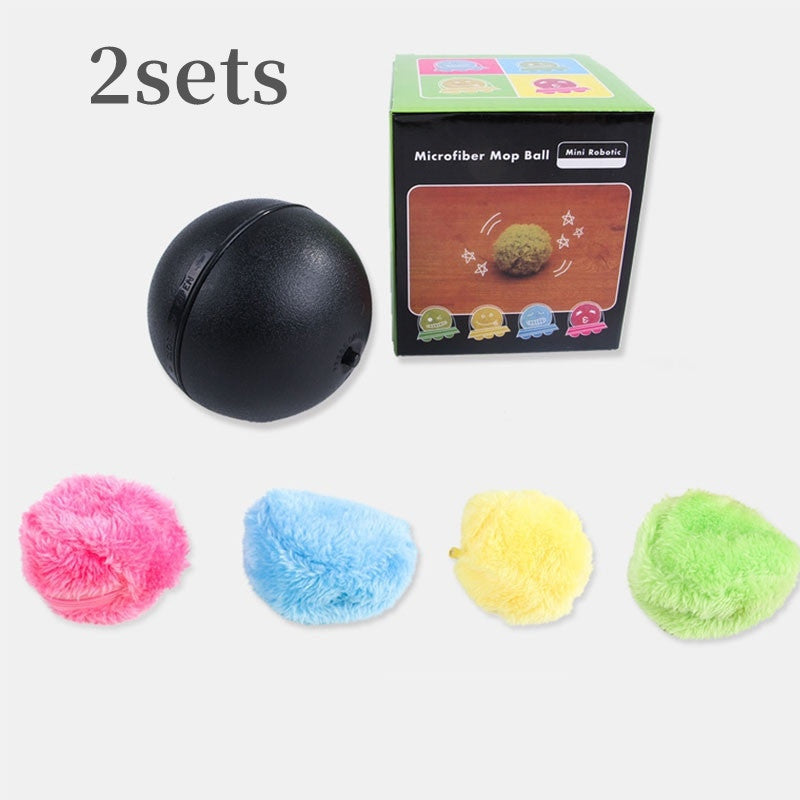 Magic Roller Ball Activation Automatic Ball Pets Interactive Funny Chew Plush Electric Rolling Ball Pet Dog Cat Toy - Xmaker