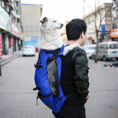 Pet Dog Carrier Bag Carrier For Dogs Backpack Out Double Shoulder Portable Travel Backpack Outdoor Dog Carrier Bag Travel - Xmaker