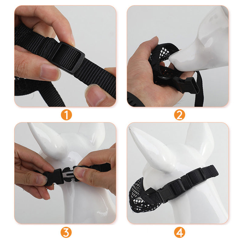 Anti-biting Licking And Eating Small And Large Dog Muzzle - Xmaker