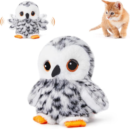 Interactive Cat Plush Toys For Indoor Cats Automatic Flapping Bird Cat Toy USB Rechargeable Electronic Pet Enrichment Toys - Xmaker