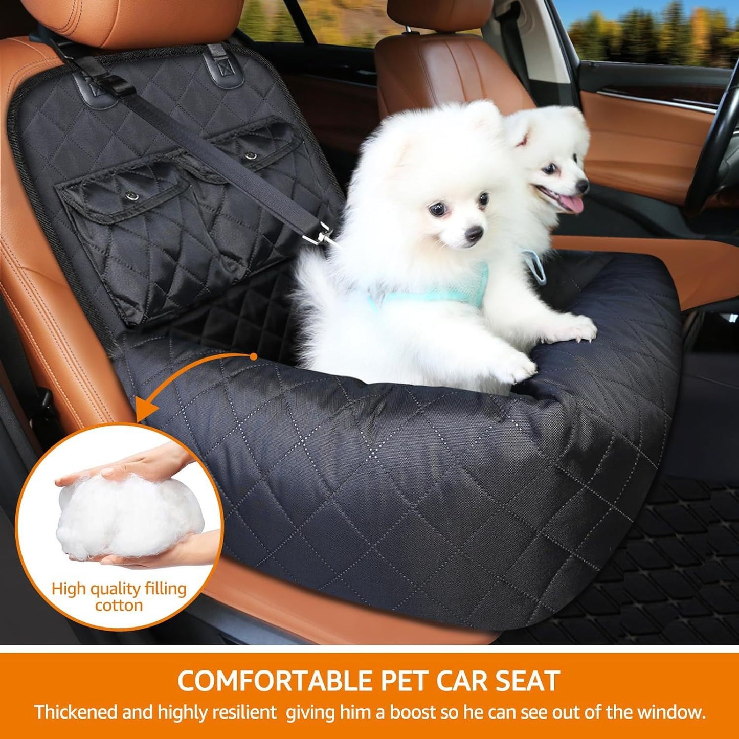 Car Waterproof Back Seat Pet Cover Protector Mat Safe Travel Accessories For Cat Dog Pet Carrier Car Front Rear Seat Mat Cushion - Xmaker