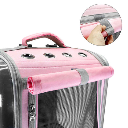 Pet Cat Carrier Backpack Breathable Cat Travel Outdoor Shoulder Bag For Small Dogs Cats Portable Packaging Carrying Pet Supplies - Xmaker