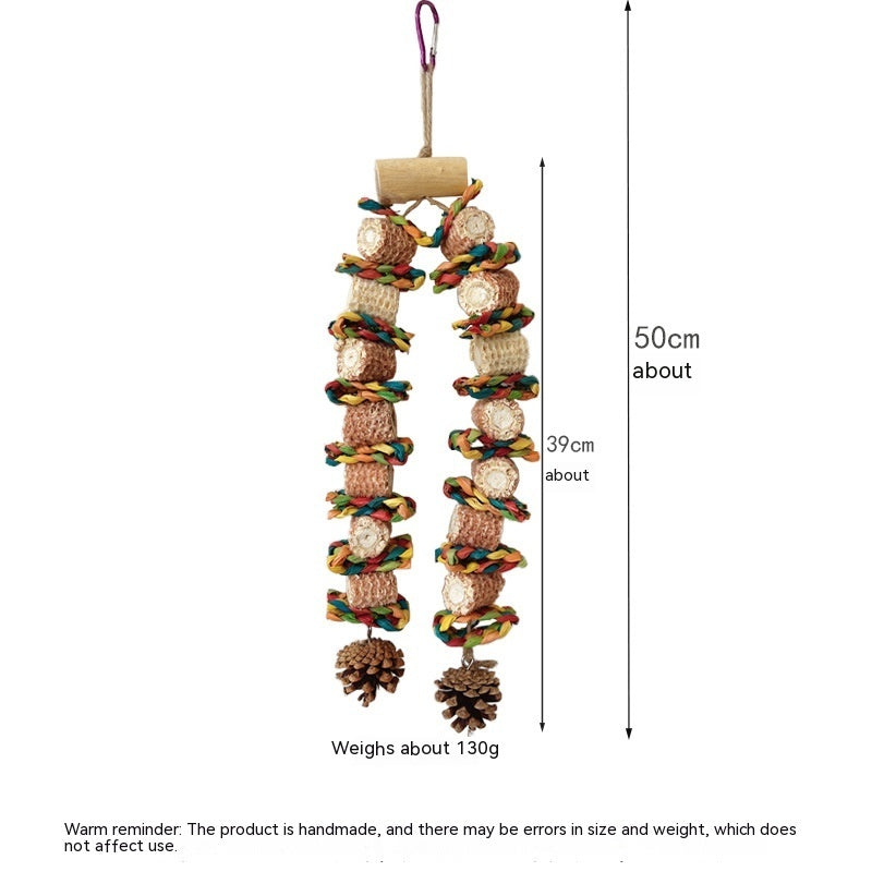 Medium And Large Parrot Bird Grinding Mouth Biting Toy - Xmaker