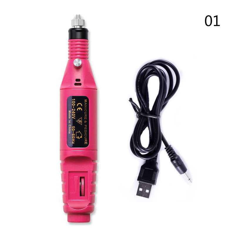 Electric Nail Drill Machine Set USB Charging