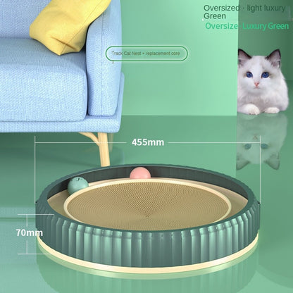 Round Cat Scratching Board Wear-resistant Anti-scratch Claw Grinder Furniture Protector Pet Products - Xmaker