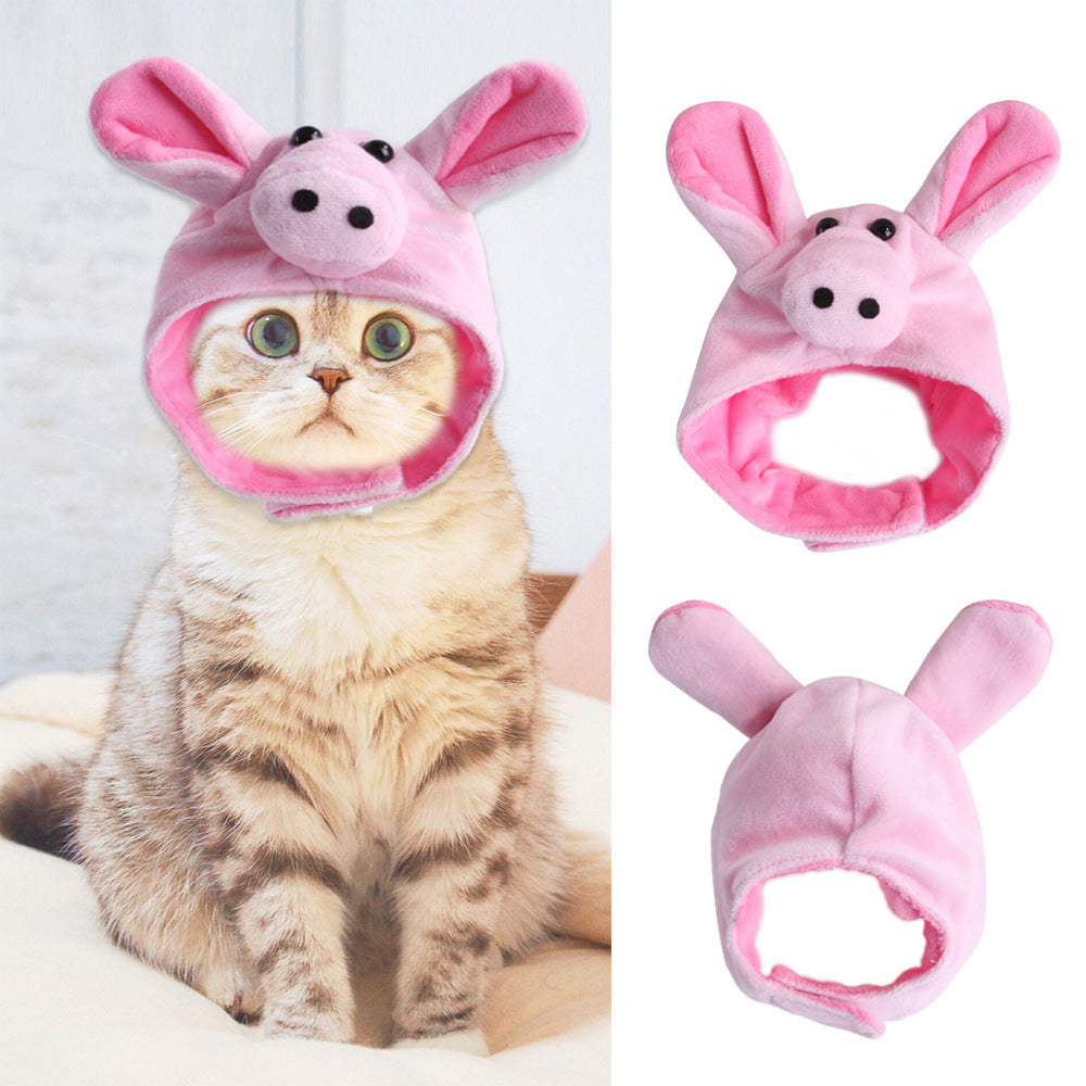 Funny Pet Dog Cat  Costume Warm Hat Photo Props Headwear - Xmaker