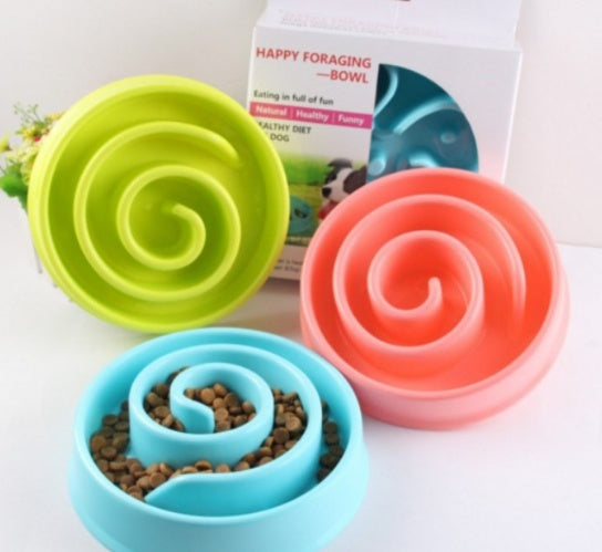 Anti-choke Bowl Plastic Dog Bowl Healthy Feeder - Xmaker