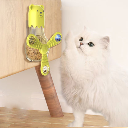 Pet Cat Toy Light-emitting Sound Rotating Multi-function Leaker - Xmaker