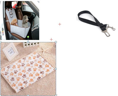 Retro Dual-purpose Pet Car Mat Front Seat Cushion - Xmaker