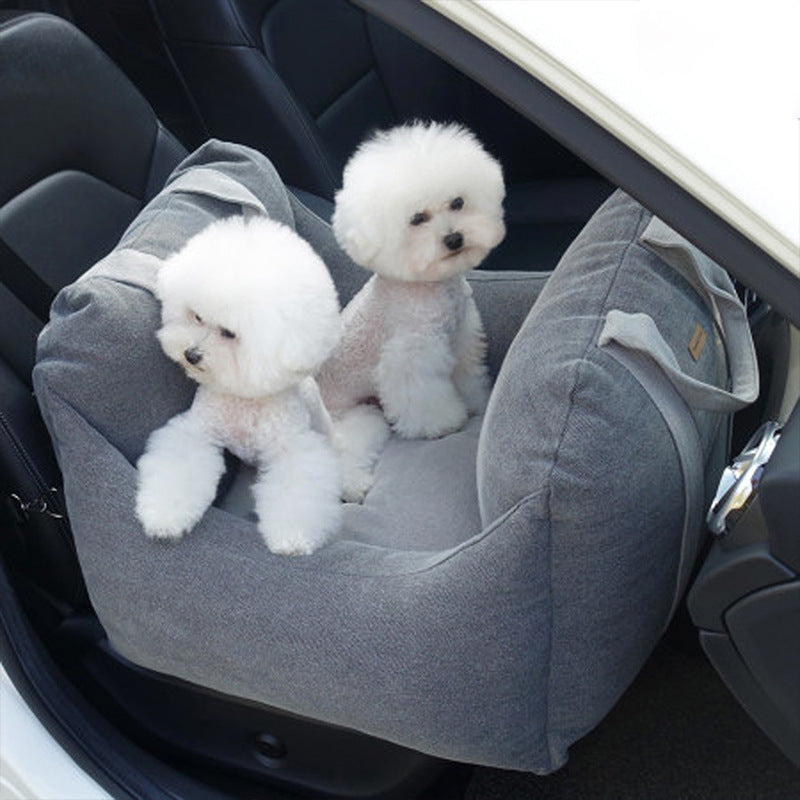 Pet Dog Car Carrier Seat Waterproof Basket Portable Car Seat Safety Travelling Mesh Hanging Bags Breathable Beds & Sofas - Xmaker