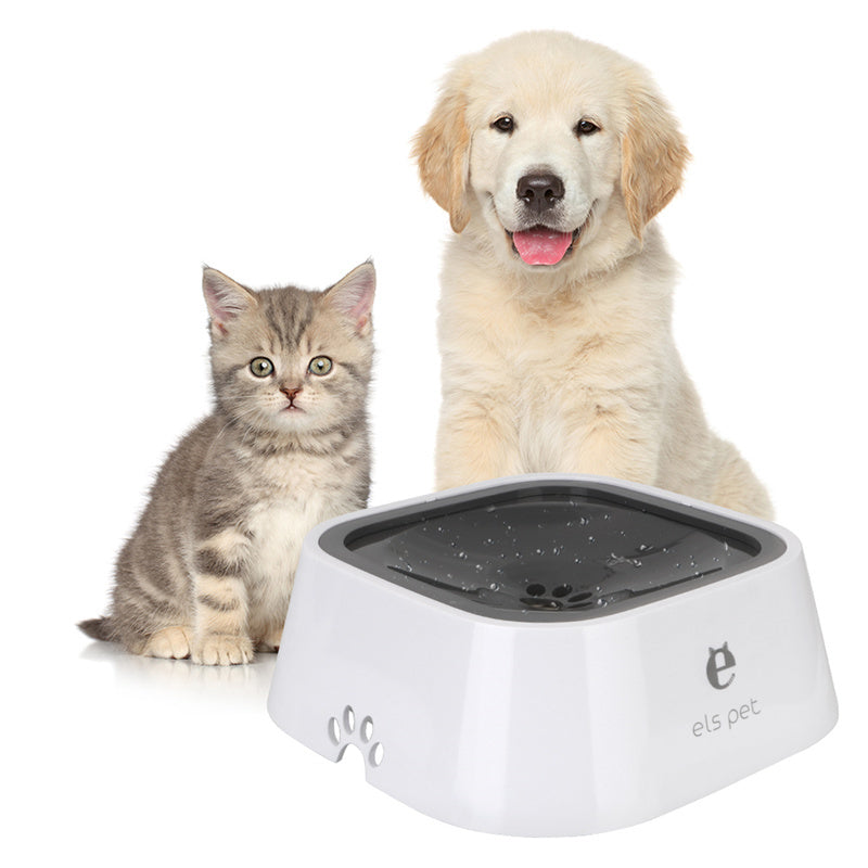 1.5L Cat Dog Water Bowl Carried Floating Bowl Water Feeder Dispenser - Xmaker