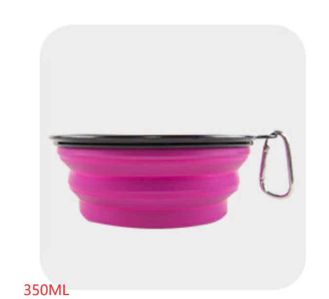 Folded Silicone Pet Dog Bowl - Xmaker