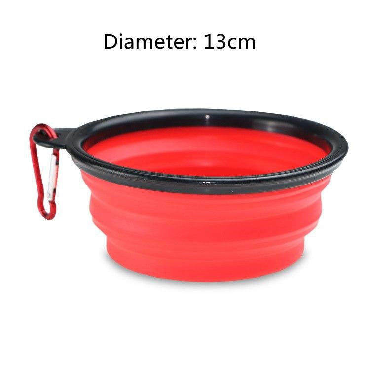 Folded Silicone Pet Dog Bowl - Xmaker